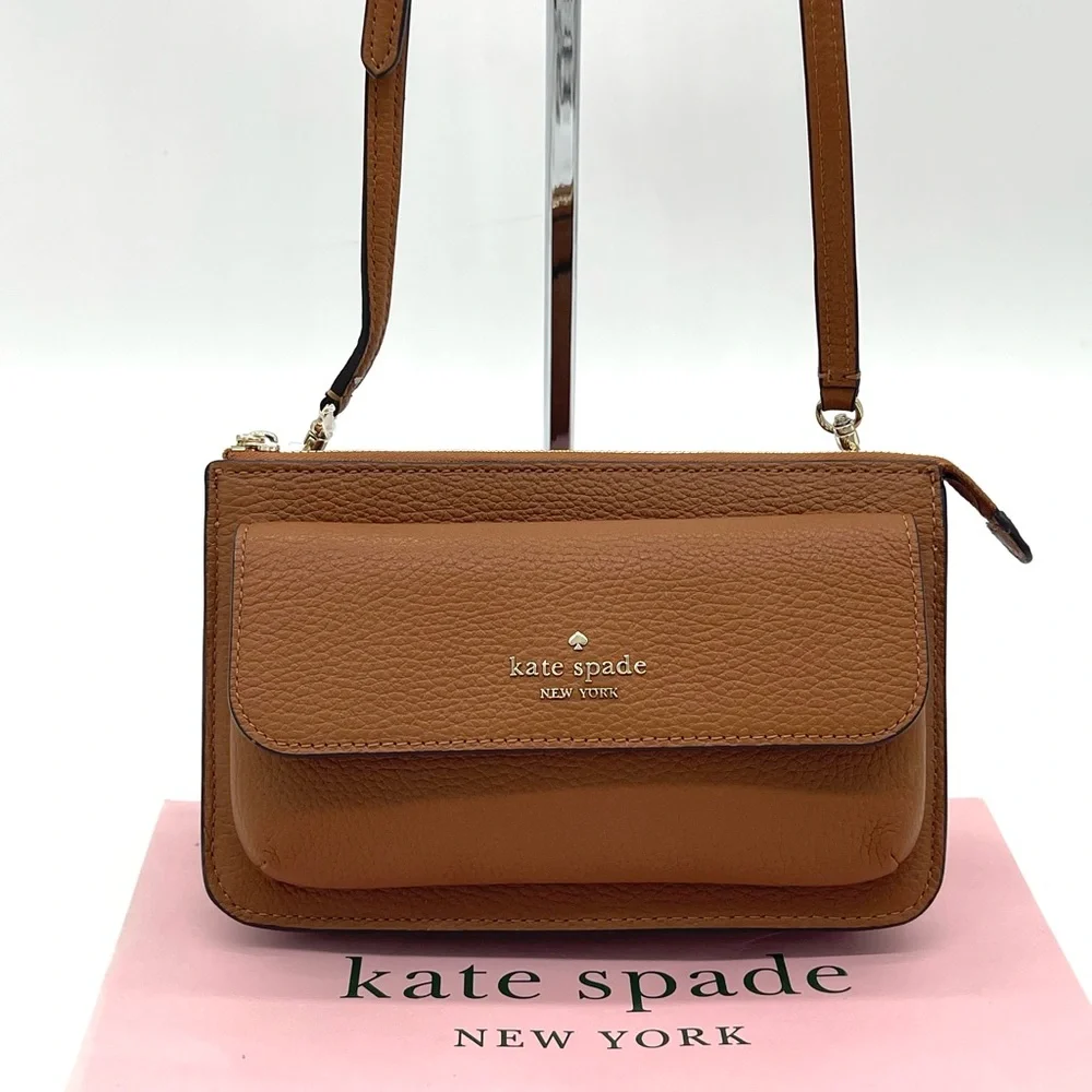 Kate Spade Leila Small Flap Packet Crossbody Bag - Picture 3 of 12